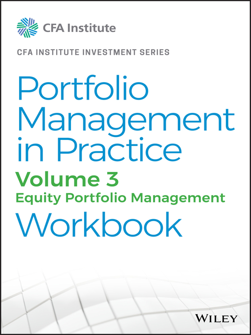 Title details for Portfolio Management in Practice, Volume 3 by CFA Institute - Available